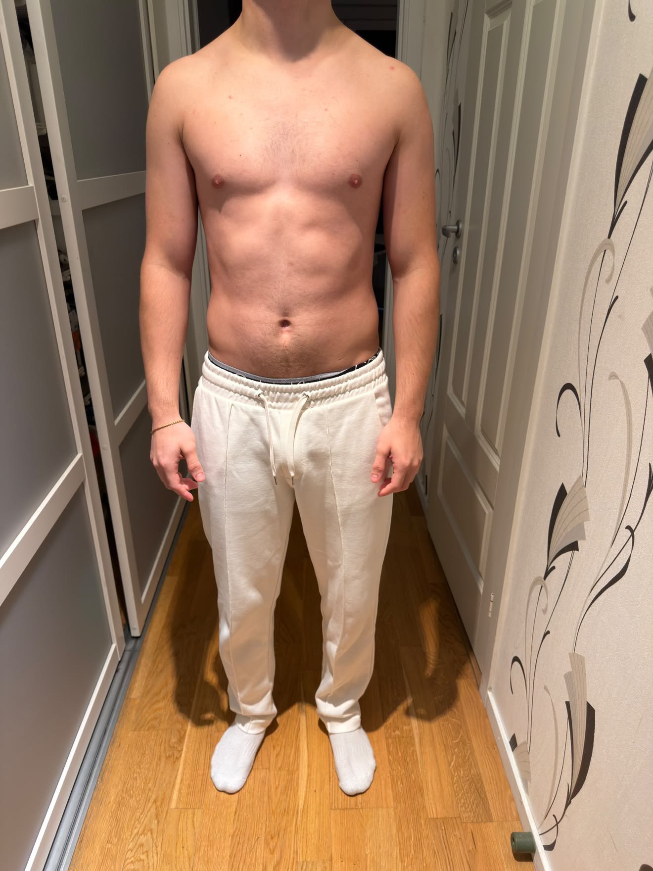Martin fotograferad framifrån efter träningsperioden.